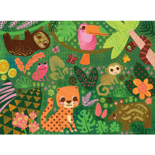 Ceaco - Jungle Menagerie - Puzzle da 100 pezzi