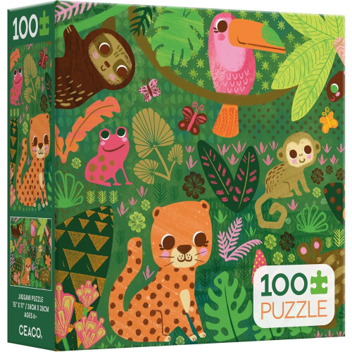Ceaco - Jungle Menagerie - Puzzle da 100 pezzi 2