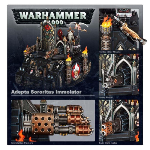 Games Workshop Games Workshop - Warhammer 40,000: Adepta Sororitas Immolator - Tabletop Miniatures Wargame 2