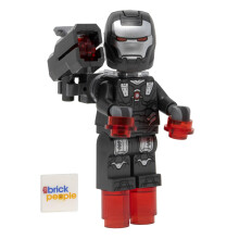 LEGO Superheroes: War Machine minifiguur met schouderkanonblaster en (James Rhodes) 2024