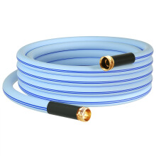 Atlantic Heavy Duty tuinslang 15 ft x 5/8 inch blauwe korte verbindingsleiderslang (15 voet)