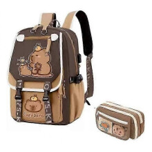 Capivara Backpack 2024,Kawaii School Bags for Girls