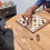 Hellpnoom 30 Teile Checkers - Holzspielsteine für Checkers 5
