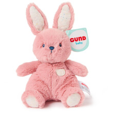 GUND Baby Oh So Snuggly Littles Bunny Rabbit, kleine Kuscheltiere, Hase, Stofftier, Plschtiere fr Suglinge und Kleinkinder, Rosa, 7