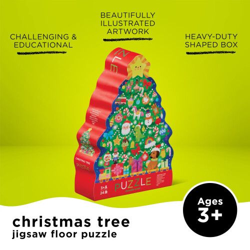 Crocodile Creek 24-delige puzzel/kerstboom 1
