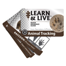 Ultimate Survival Technologies UST-20-80-1055 Learn & Live Pocket Guide of Animal Tracking with 7 Informative Cards for Tracking Wild Animals
