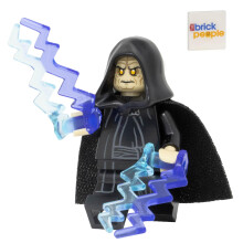 LEGO Star Wars: Imperator Palpatine Minifigur mit Kraftblitzen und Bonusfliese (Figur 1,7 Zoll hoch)