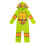 Nickelodeon Nickelodeon Tartarughe Ninja Michelangelo Tuta con Cappuccio per Bambini 2