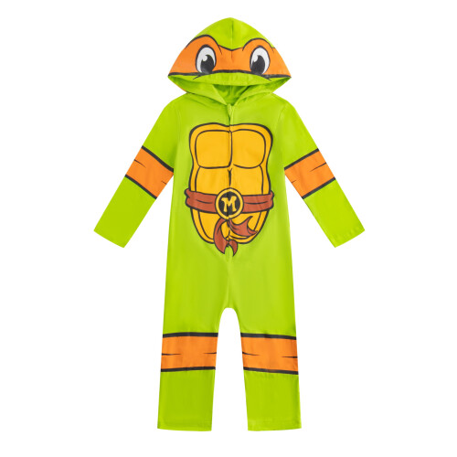 Nickelodeon Nickelodeon Tartarughe Ninja Michelangelo Tuta con Cappuccio per Bambini 1
