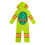 Nickelodeon Nickelodeon Tartarughe Ninja Michelangelo Tuta con Cappuccio per Bambini 5