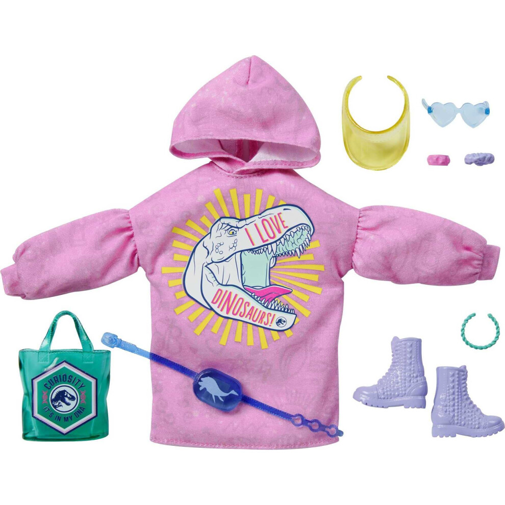 Barbie (Hoodie) Jurassic Park Outfit Fashion Fancy Dress