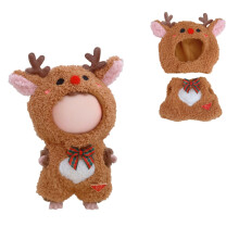 Cappello Natalizio Vestiti per Bambole Accessori Elegante Set di Abiti Festivi per Alci Natalizi Kawaii 2 Pezzi Adatto per Bambole da 15 cm 17 cm