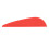 Durable 1.75-Inch Red Arrow Feathers - 50PCS for DIY Archery Projects 1