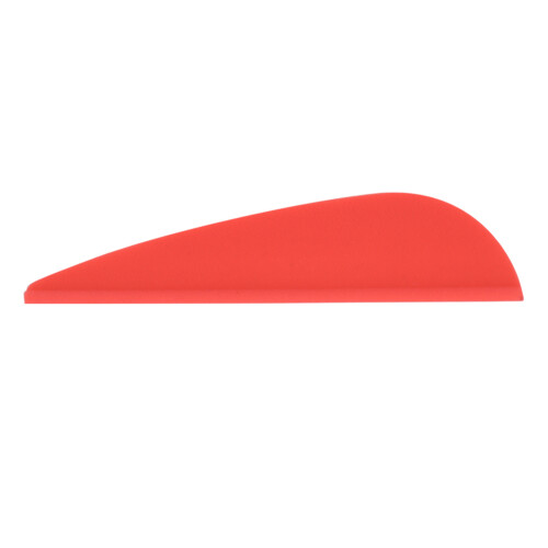 Durable 1.75-Inch Red Arrow Feathers - 50PCS for DIY Archery Projects