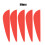 Durable 1.75-Inch Red Arrow Feathers - 50PCS for DIY Archery Projects 2