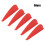Durable 1.75-Inch Red Arrow Feathers - 50PCS for DIY Archery Projects 6