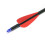 Durable 1.75-Inch Red Arrow Feathers - 50PCS for DIY Archery Projects 5