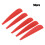 Durable 1.75-Inch Red Arrow Feathers - 50PCS for DIY Archery Projects 7