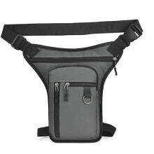 Thigh Bag Drop Leg Bags Hard Shell Motorcycle Drop Leg Side Bag Waterproof Mobile Phone Purse For Outdoor Riding Cycling Motorbike Leg Bag(Grey-01)