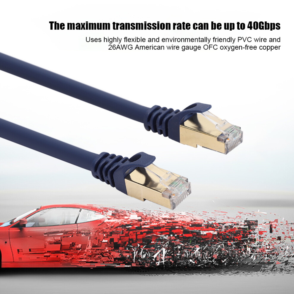 Oxygen Free Copper Network Cable 26Awg 2000Mhz 40Gbps 3M 7901362450881