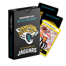 Blitz Champz Jacksonville Jaguars - Carte da gioco ufficiali NFL e regali Jacksonville Jaguars per uomini e donne Divertenti giochi di carte da v