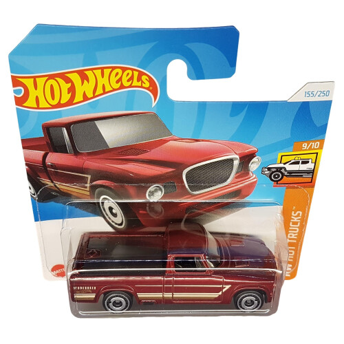 Hot Wheels Hot Wheels 63 Studebaker Champ Rosso HW Hot Trucks 9/10 1:64 Pressofuso 1