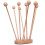 Reusable Beech Wood Plastic Bag Drying Rack for Kitchen Storage 1
