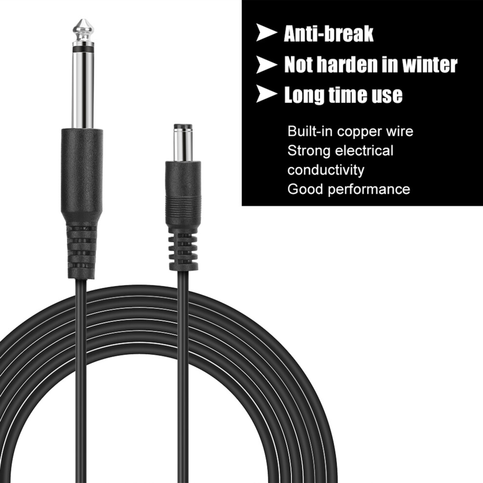 Tattoo Clip Cord Power Supply, Silicone & Copper Core, DC/RCA Interface