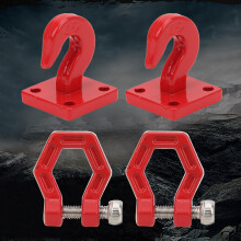 RC Auto Ersatz Metallhaken 2 Stück für SCX10 90046 D90 1/10 Traxxas Rote Skalen Teile