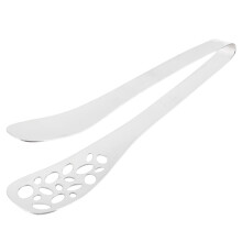 Hergestellt in Japan. Edelstahl-Hasamzange, ergonomischer Griff mit Aussparungen für effiziente Lebensmittelhandhabung, multifunktionale Klemme,