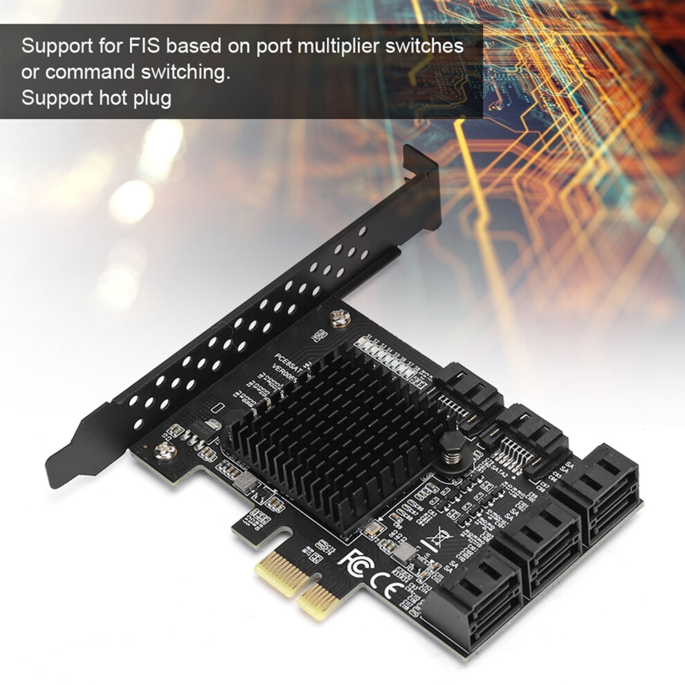 High-Speed Pci-E Sata3.0 8-Port Expansion Card For Fast Data Transfer 3431362453246