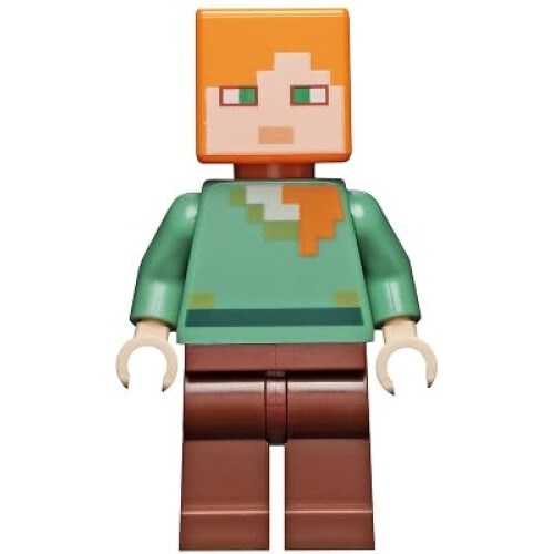 LEGO LEGO Minecraft Mini-Set: Alex Minifigur mit Wolf und Knochen 2