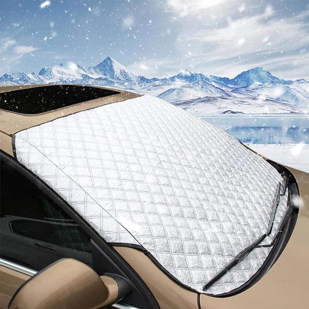 Car Windscreen Cover For Sk-Oda Kamiq Nw4 2019-2023, Windshield Cover Magnetic Snow Cover Winter Anti Snow Ice Sun Uv Frost Accessories 9105992149988