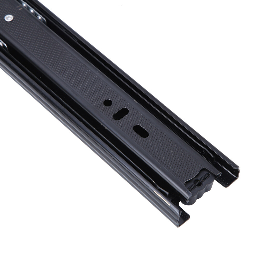 18In Steel Ball Bearing Drawer Slides Fast Install 40Kg Max Load 8461362453149