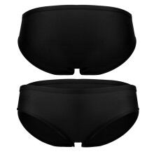 Silicone Waterproof Antibacterial Female Swimming Trunks Black