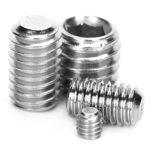 220PCS M3-M8 Stainless Steel Hex Socket Grub Screws Set Assorted Kit 2