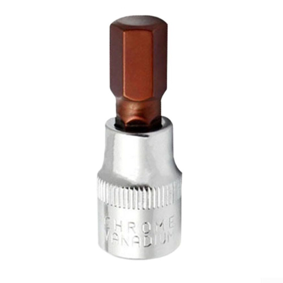 Chrome Vanadium Steel 3/8" Square Drive Socket Wrench Adapter With Hex Screwdriver Bits H3-H10 For Ratchet Wrenches And Electric Tools In Home &(H10) 9339159297629