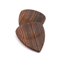2pcs Natural Wood Guitar Picks for Acoustic, Electric & Ukulele, 3.2cm