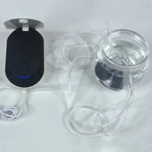 Aquarium Oxygen Pump Solar Fish Pond Aerator 220V Air Pump with Bubble Stone
