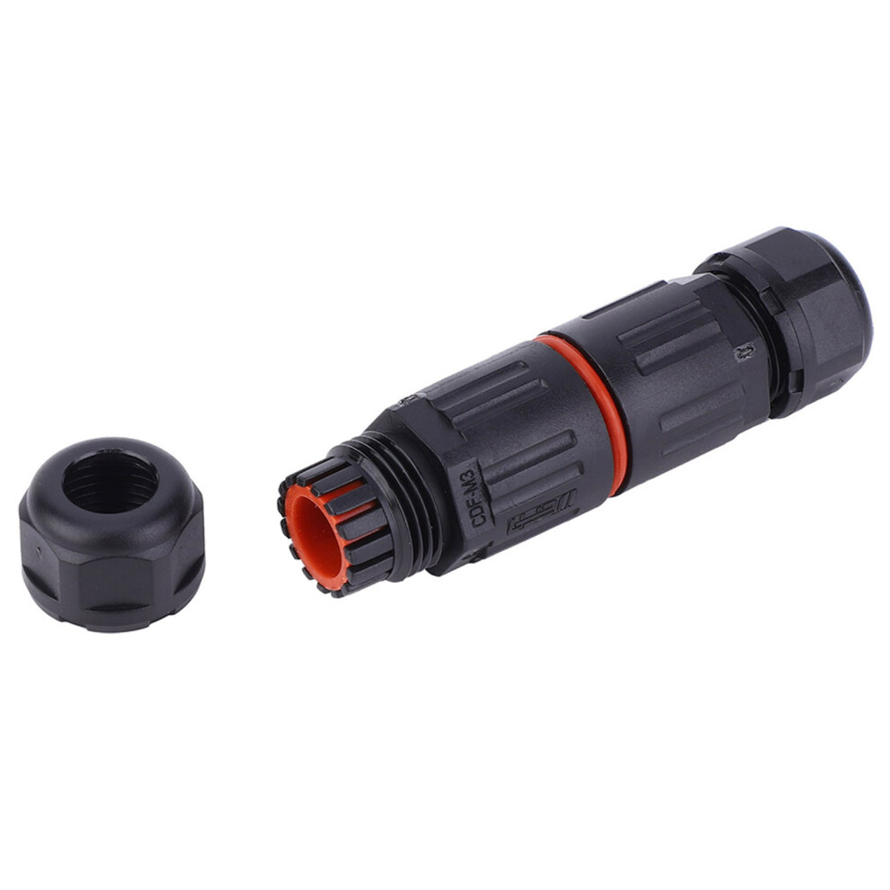 10Pcs Ip68 Waterproof 3Pin Electrical Wire Connector 0.5-2.0Mmâ² 8781362456163