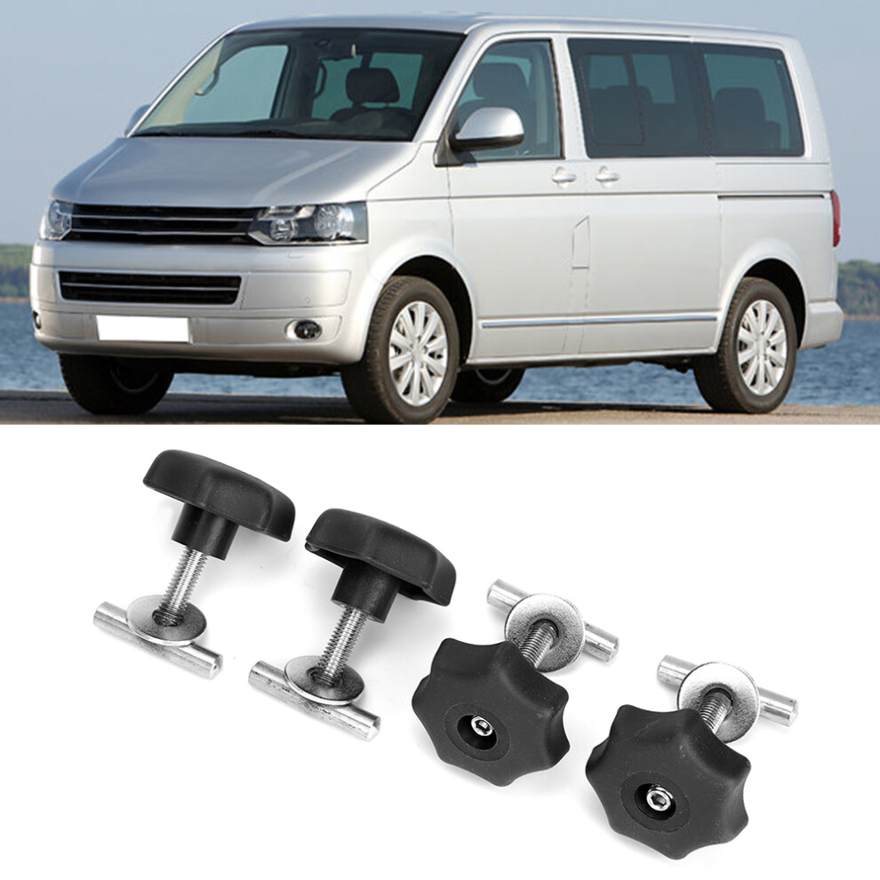 Stainless Steel T Bolts 4Pcs Locking Rail Screws For Multivan T5 T6 Bj 2003 9411362456717