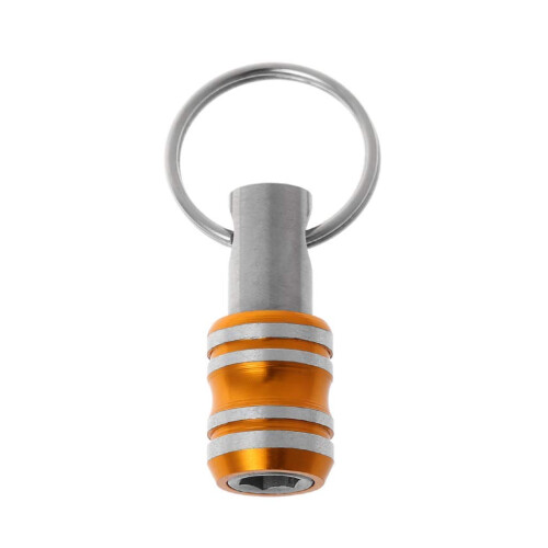 1/4 Inch Hex Shank Screwdriver Bit Holder Extension Bar Drill Screw Adapter Quick Release Easy Change Key Chain New ReleasedPractical and Deft