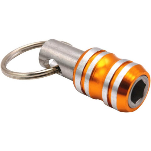 1/4 Inch Hex Shank Screwdriver Bit Holder Extension Bar Drill Screw Adapter Quick Release Easy Change Key Chain New ReleasedPractical and Deft 2