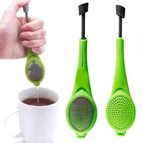w Tea Infuser Loose Tea Leaf Strainer Herbal Spice Silicone Filter Diffuser