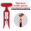 Effortless Cork Remover, Portable And Convenient Wine Opener, Durable Plastic Construction Ensures Long-Term Use, Sharp Drill With High Hardness For E 4