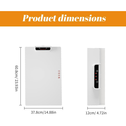 Multipurpose Kitchen Helper, Warming Mat for Food with Non-Slip Design and Auto Shut-Off Function, Electric Foldable Warming Tray with Full Surface Si 1