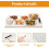 Multipurpose Kitchen Helper, Warming Mat for Food with Non-Slip Design and Auto Shut-Off Function, Electric Foldable Warming Tray with Full Surface Si 4