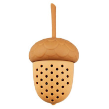 Tea Infuser with Precise Holes Food Grade Heat-Resistant Reusable Acorn-Shaped Spice Herbal Strainer