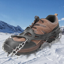 Eisklettern-Steigeisen XL 19 Zähne Edelstahl Anti-Rutsch Schneegrifffüße Spikes
