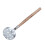 2 Stück Silber Eisen Eisschöpfer mit Holzgriff 34x8cm 3